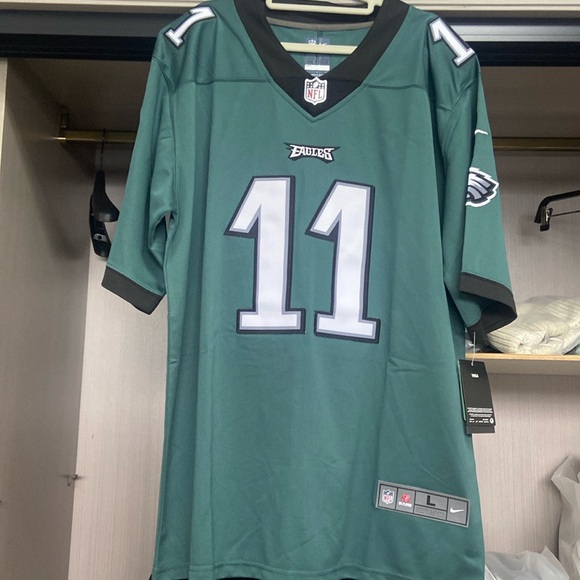 Nike Men's Philadelphia Eagles A.J. Brown #11 Green Jersey